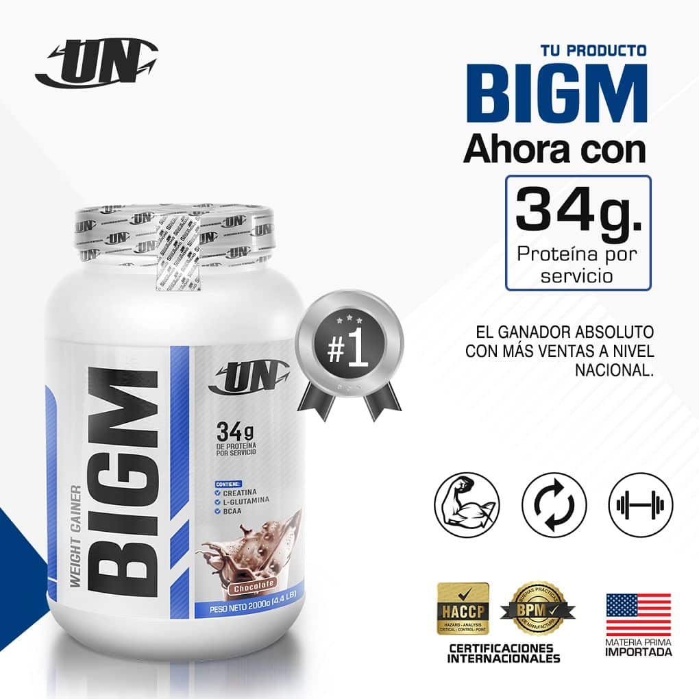 Bigm Buena Vida Suplemento Ideal Para Ganar Masa Muscular