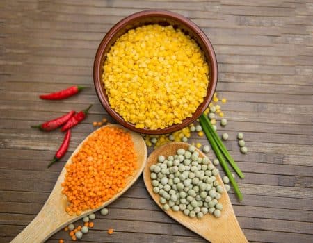 las legumbres, aportación de proteínas