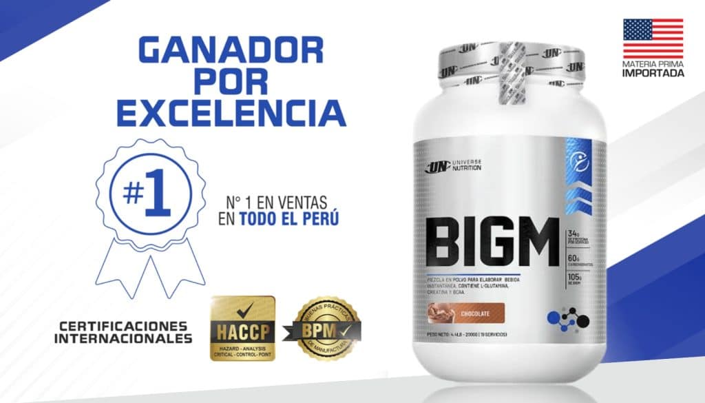 ganadores de peso CATEGORÍA BIGM