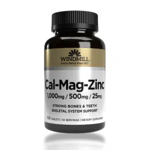 calcio, magnesio y zinc