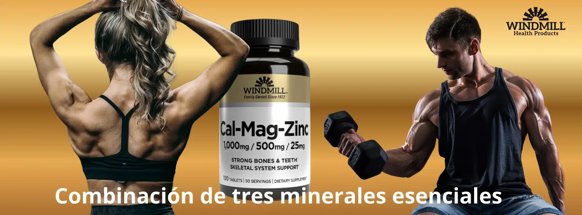 Calcio magnesio y zinc windmill
