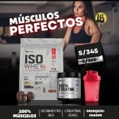 ISO WHEY 90 + 100% CREATINE MONOHYDRATE + SHAKER