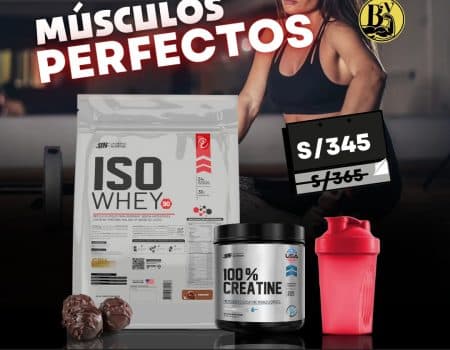 ISO WHEY 90 + 100% CREATINE MONOHYDRATE + SHAKER