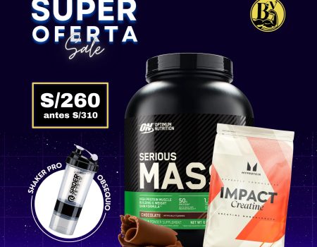 Super Oferta Serious Mass + Impact Creatine MyProtein