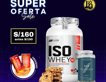 Super oferta iso whey + cla myprotein