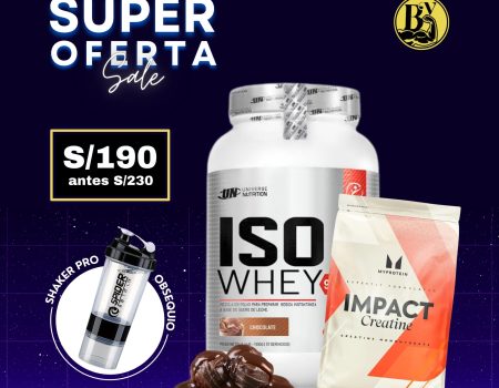 Super Oferta Iso Whey + Impact Creatine MyProtein