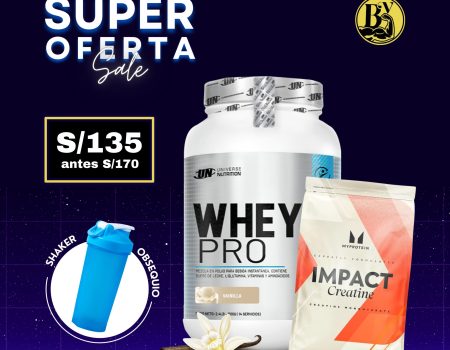 OFERTA WHEY PRO + IMPACT CREATINE MYPROTEIN